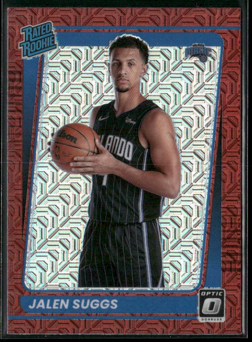 2021-22 Donruss Optic #179 Jalen Suggs Red Choice RC
