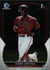 2023 Bowman Chrome Prospects - Ruben Santana 1st Bowman #BCP-42 - Diamondbacks