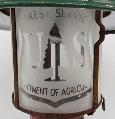 Coleman USFS Lantern Model 228E - Flossed Glass - See Pictures | eBay