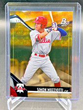 2021 Bowman Platinum SIMON MUZZIOTTI Superfractor 1/1 #TOP-48 Phillies