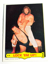 WWF 1985 Big John Studd & Chief Jay Strongbow 1985 WWF card #23