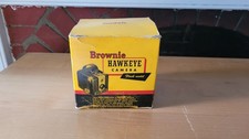 Kodak Brownie Hawkeye Flash Model Camera In Original Box with Paperwork.