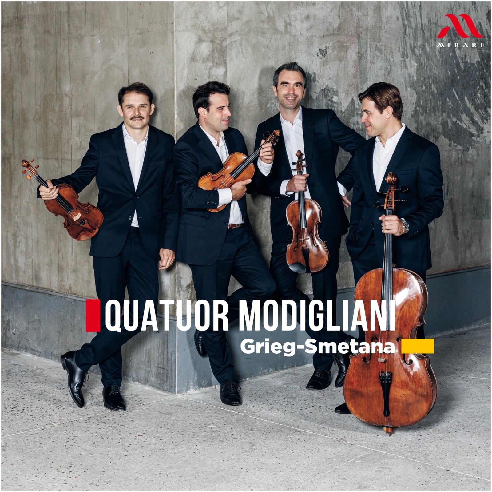 MIR682 Quatuor Modigliani Quatuor Modigliani: Grieg/Smetana CD MIR682 NEW