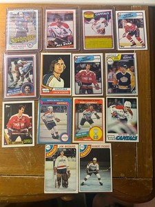 Washington Capitals 14 card lot - Dale Hunter Rookie