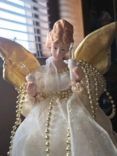 Vintage Trim A Home Angel Tree Top Light Old K-Mart 10" Christmas Tree Decor
