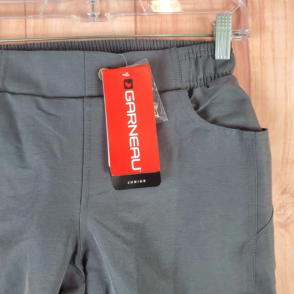 Louis Garneau Range 2 Cycling Athletic Shorts Boys Medium J Gray NEW - Image 4 of 4