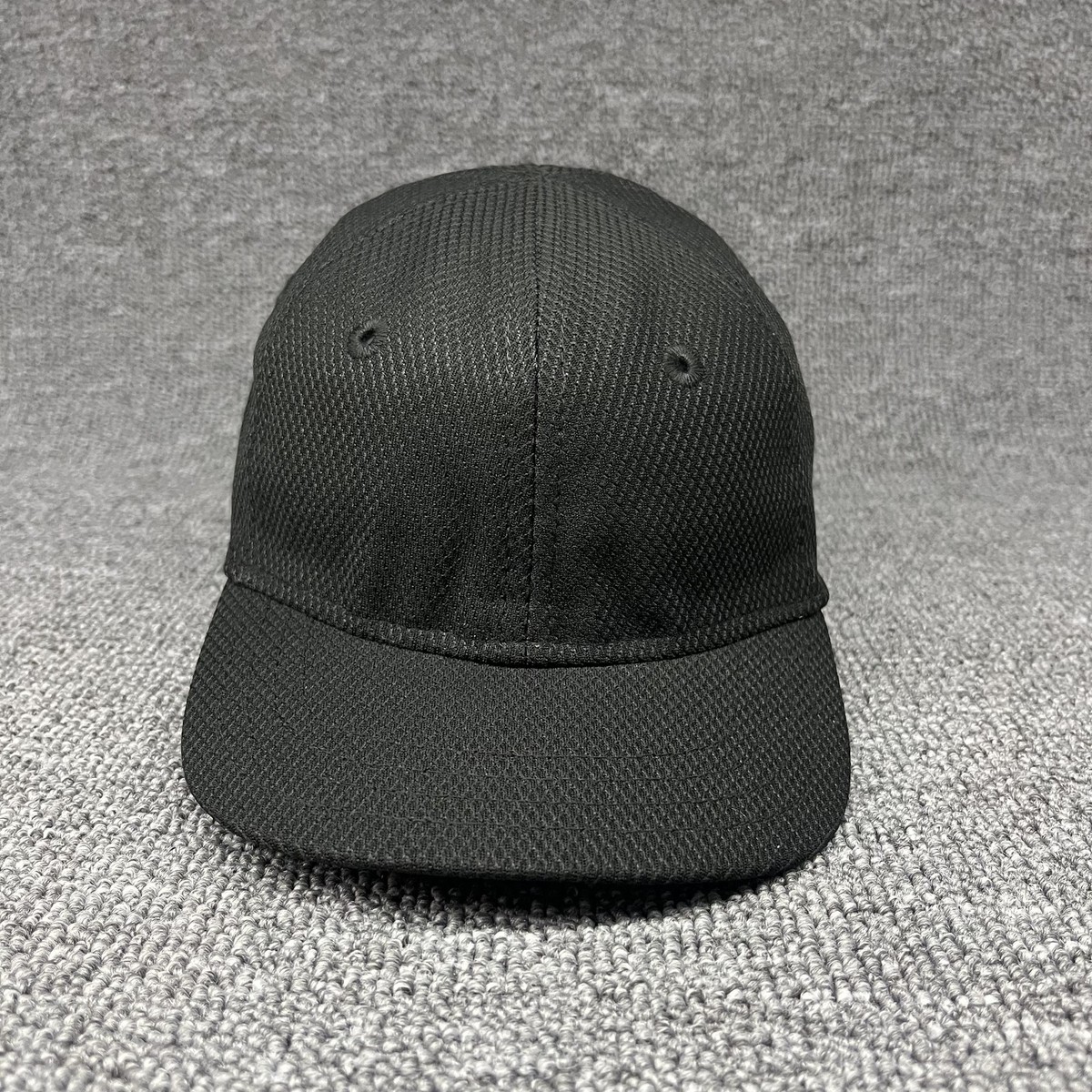 New Era 39THIRTY Infant Blank Black Stretch Fit Hat Cap Structured Kids