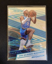 2024-25 Panini Revolution Shai Gilgeous-Alexander Teal Swirl /49 #8