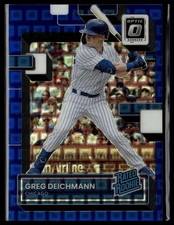 2022 Donruss Optic - Pandora Blue Prizm #45 Greg Deichmann #/99