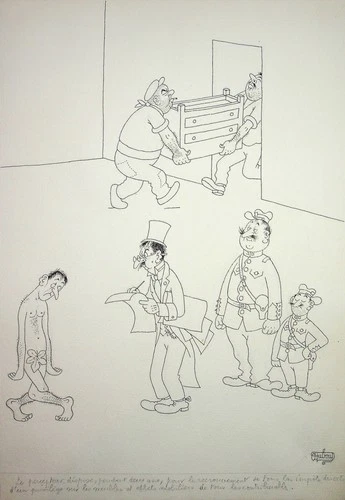 ✒ ORIGINAL DRAWING Albert DUBOUT General Tax Code