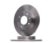 2x BOSCH Bremsscheiben passend für PEUGEOT 206 Schrägheck (2A/C) 247mm