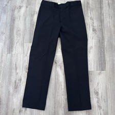 Dickies Regular Fit Work Pants Mens 36X34 Black Wrinkle Resistant Workwear New