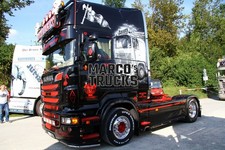 LKW Foto Scania R580 Zugmaschine Deutschland schwarz SCHUBERT Sweden’s Ol #k5dm