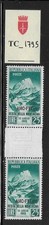 TC_1795. TRIESTE FTT. Gutter pairs of 25 Lire 1953  FESTA MONTAGNA . MNH