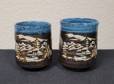 Japanese Yunomi Tea Cups Set of 2 Japanese Tea Cups
