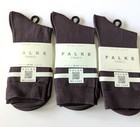 NEU - 3 Paar FALKE Family Damen Socken Gr. 39-42 - dunkelbraun - dark brown TOP