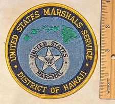 US Marshal Service district of HAWAII patch. Full color version