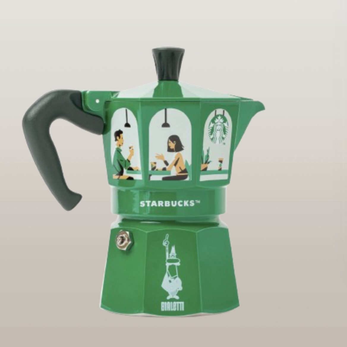 Bialetti Starbucks Italy Limited Edition Coffee Maker 4.4FL Oz New