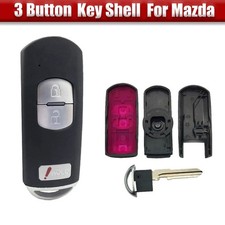 For Mazda 3 CX-5 CX-3 CX-9 1 Pcs 3 Button Replacement Car Key Fob Shell Cover
