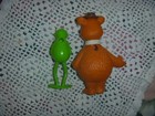 Fozzie Bear And Kermit The Frog Muppets Henson, Ha! 1976, 1978 Figurines — photo 3