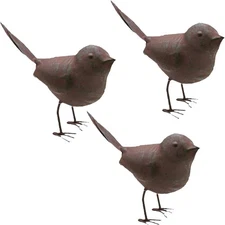 Colonial Tin Works Decorative Small Cute Songbird Song Bird Statue Figurine H...