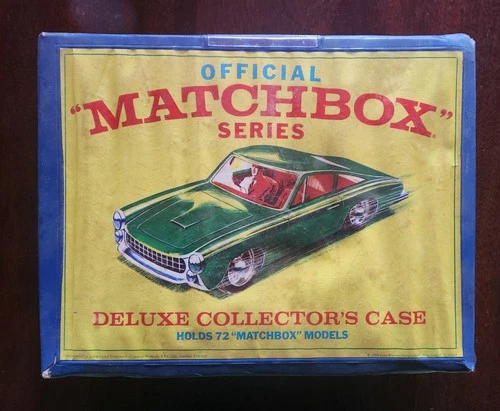 Vintage Matchbox Deluxe Collector’s Case + 48 Toy Vehicles – Late 60s /Early 70S