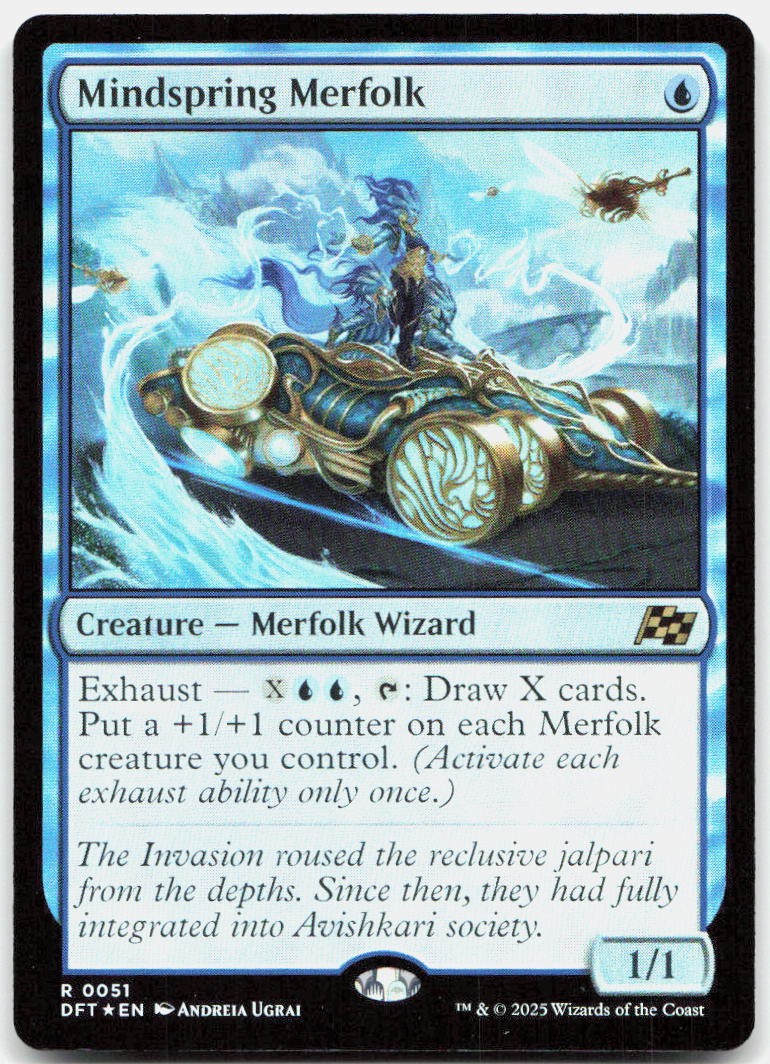 Mindspring Merfolk Foil [DFT - 51]NM