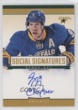 2013-14 Panini Playbook Social Signatures Derek Roy #SS-DR Auto fb7