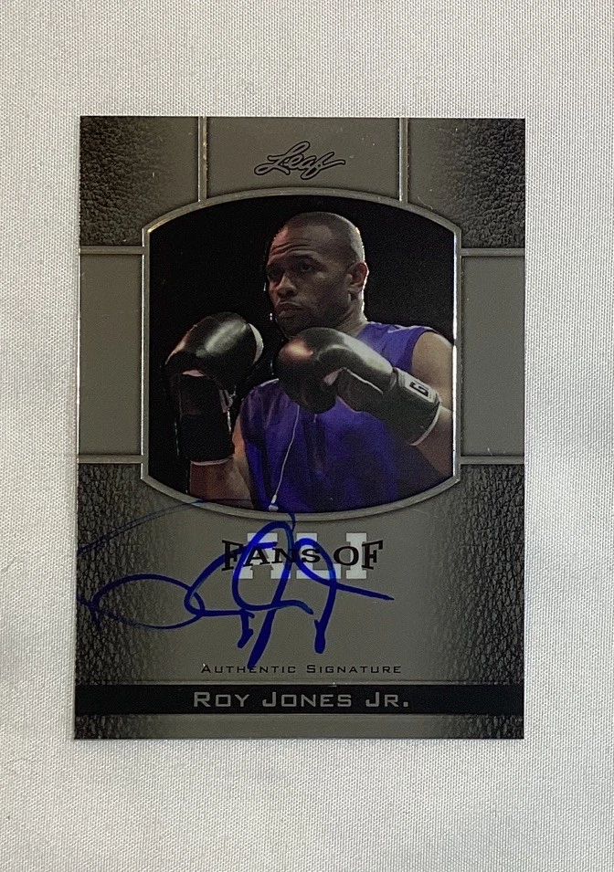 スポーツ選手 leaf AUTHENTIC DRAFT SIGNATURE Leaf Boxing Original Autographed Sports Trading Cards