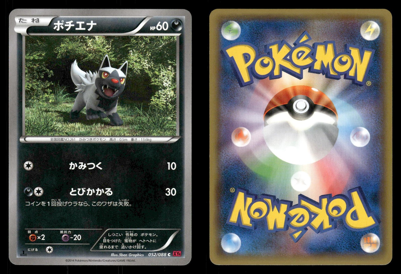 Poochyena 052/088 Phantom Gate XY4 Japanese MP
