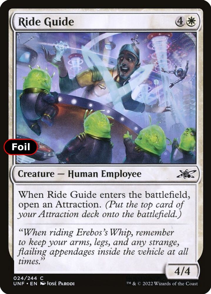 Foil Ride Guide - 24 - NM - Unfinity