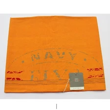 Sea Towel - Fly 3 Pool Unisex Orange Cotton and Linen Logato 155 x 110 cm
