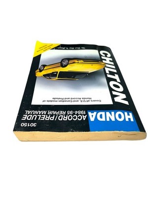 Honda Accord Prelude 1984-95 Shop Repair Manual by Chilton (8255