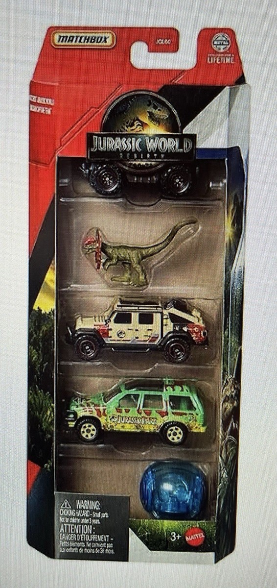 2025 Matchbox Jurassic World Rebirth - Adventure Seekers 5 Pack