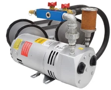 High Volume Rotary Vane Pond Aeration System 1/4 HP Kit with Diffusers