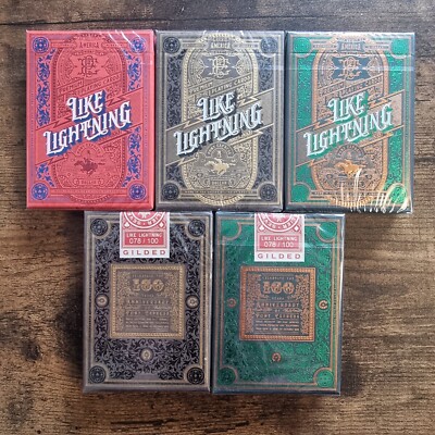 Like Lightning Limited Ed Pony Express Playing Cards New USPCC Numbered Deck