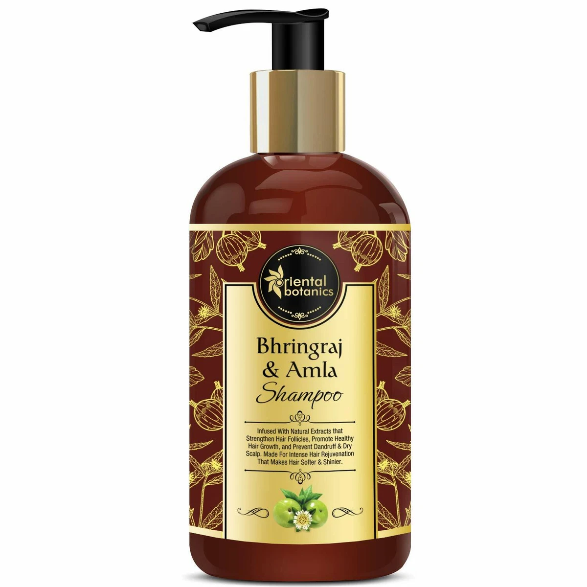 Oriental Botanics Bhringraj Amla Hair Shampoo No Sls Sulphate 300 ml