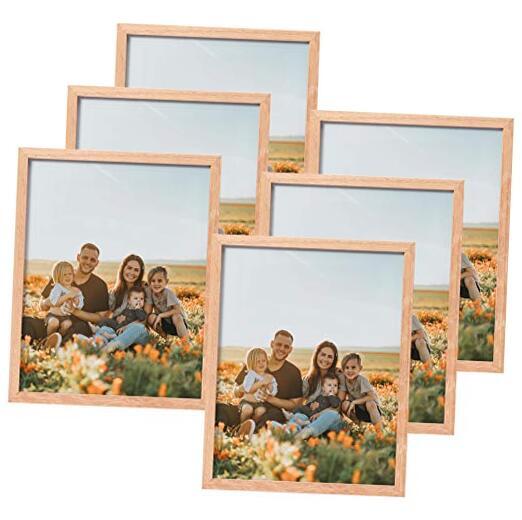 8x10 Set of 6 Oak Picture Frame Soliden Photo Frame 8x10, set of 6 Wood