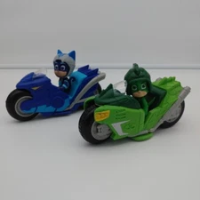 PJ Masks Catboy And Gekko Kickback Pullback Motorcycles Action Figures Just Play