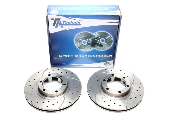 TA Technix Sport Bremsscheiben Vorne VA - Mitsubishi Pajero I Canvas Top-image