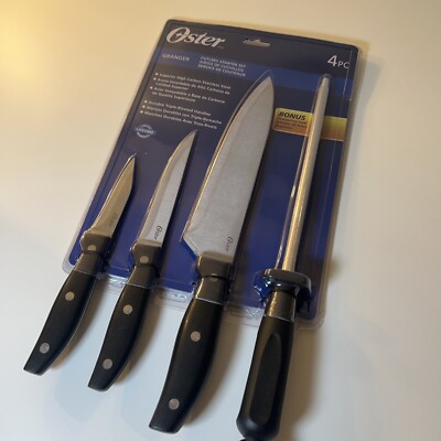 Oster 4 piece Cutlery Starter Knife Set New in Package Item# 75679.04 