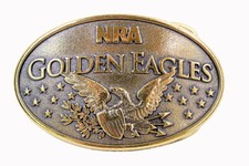 NRA National Rifle Association Belt Buckle made in USA new 3.5 inches wide