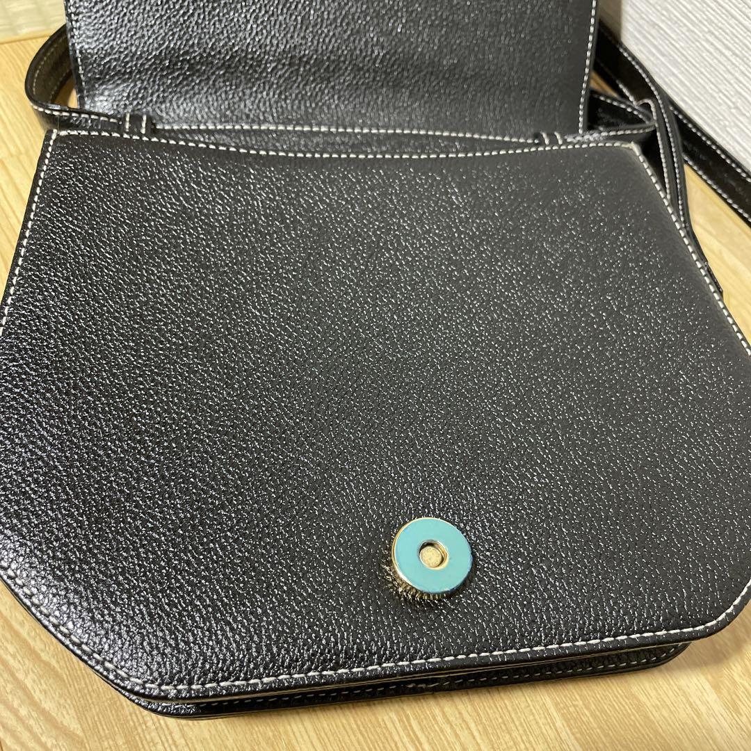 Borsa a tracolla Yves Saint Laurent punto pelle nera vintage YSL dal Giappone