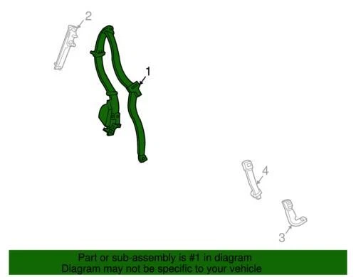 Conjunto de cinturón de seguridad derecho genuino Ford Lincoln 2003-2006 LS 6W4Z-54611B08-AA Foto 2 de 2