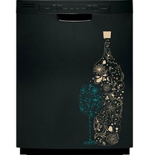 Wine Bottle Decal Sticker for Dishwasher Refrigerator Washing Machine Stove Dorm