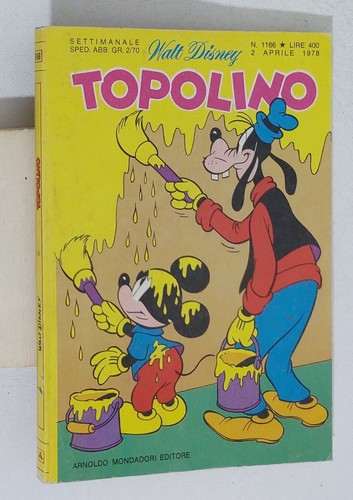 79021 TOPOLINO libretto n. 1166 - Disney Mondadori 1978