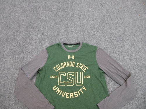 Colorado State Rams Shirt Mens Adult Small Green Logo Casual College Football - Picture 3 of 12