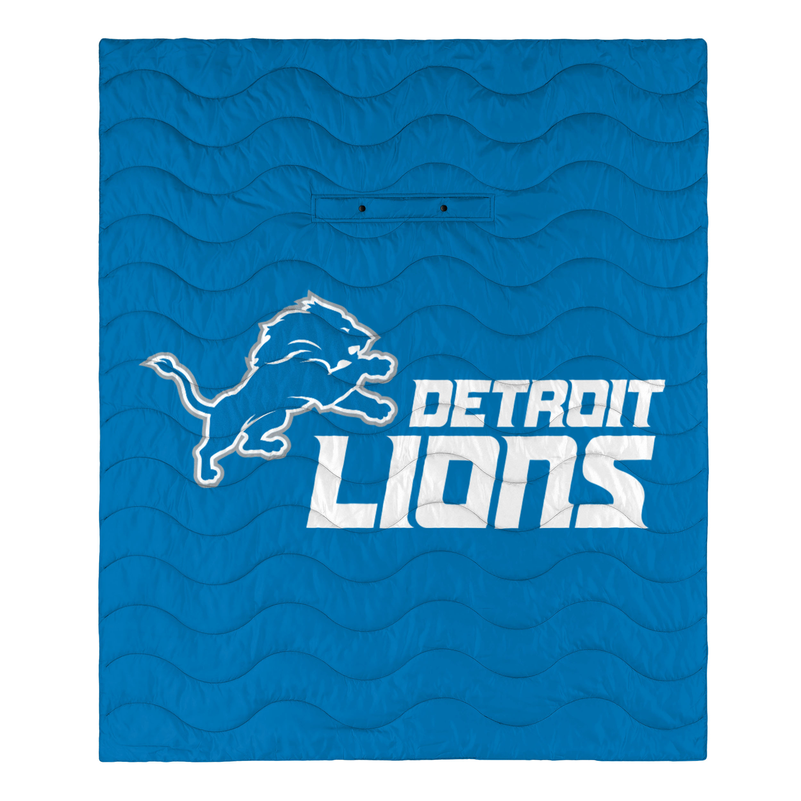 Эксклюзивное одеяло с большим логотипом FOCO NFL Detroits Lions, пригодное для ношения на открытом воздухе, 50 x 60