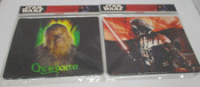 SEALED UNUSED Lot 2 - 2008 STAR WARS Mouse Pads CHEWBACCA DARTH VADER CM3876