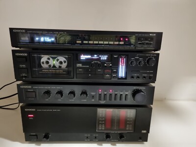 Kenwood Basic M2A power amp (serviced) - C1 pre amplifier - KX